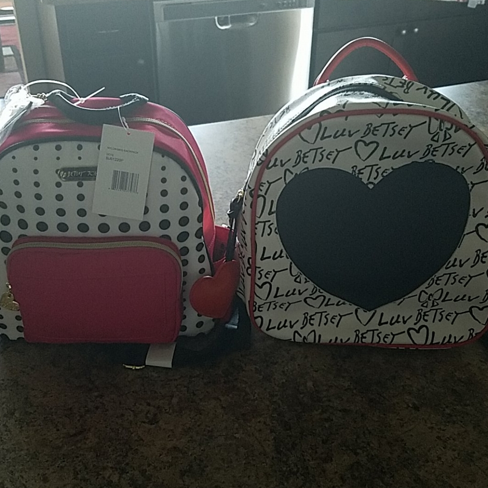 Betsey johnson backpack purses
